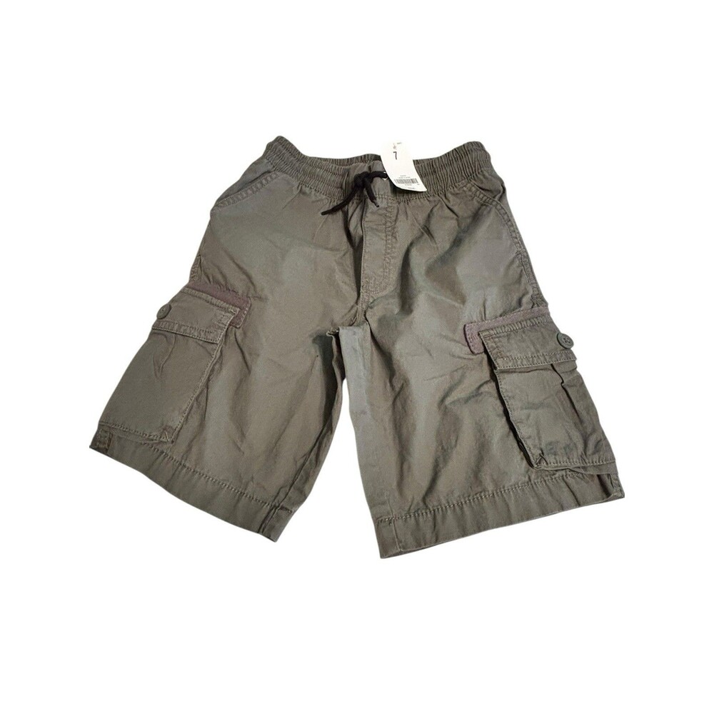 Crazy 8 Boys Cargo Shorts Gray Size 7 100% Cotton